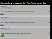 Tablet Screenshot of hobokenjerseycityrealestatemarketblog.com